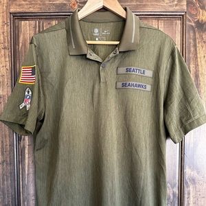 Nike Men's Seattle Seahawks Salute To Service Polo